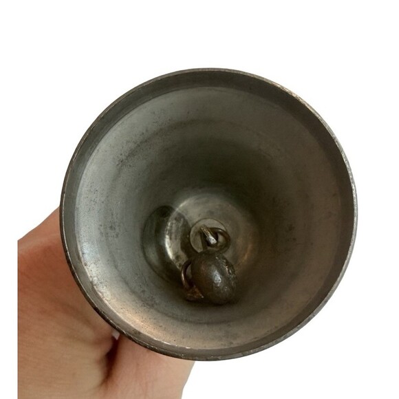 Sterling Silver Dinner Bell - Etsy Vintage Sterling Silver Handle Bell Art Deco Dinner Bell